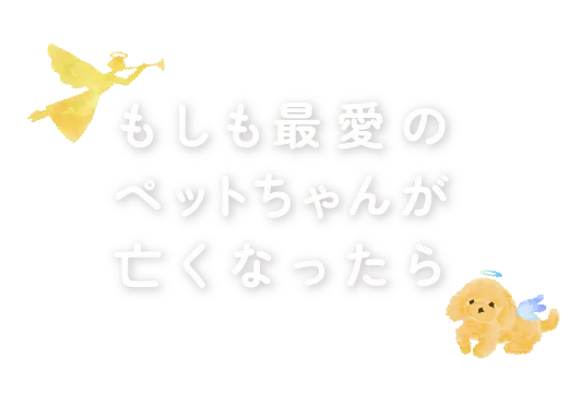 もしも最愛のペットちゃんが亡くなったら